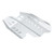 Motorcycle Engine Guard Chassis Under Guard Protector Skid Plate Replacement for CB500X CB400X 2017‑2021Silver