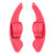 2pcs Red Steering Wheel Shift Paddles Aluminum Alloy Car Refitting Decoration Accessories Replacement for Seat Leon 2009‑2014