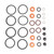 Fuel Injector Repair Kit Seals 038198051 C Replacement Fits for A2 A3 A4