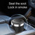 Car Ashtray with Lid Portable Car Cigarette Ashtray with Blue LED Light