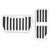 Brake Accelerator Foot Pedal Set Non Slip Aluminum Alloy Replacement for Jaguar F E I PACE XE XF