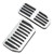 Brake Accelerator Foot Pedal Set Non Slip Aluminum Alloy Replacement for Jaguar F E I PACE XE XF