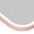 Car Sun Visor Mirror Clip On With LED Light 3 Modes Tabletop Makeup Vanity Mirror for Home Auto Interior Pink