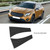 2Pcs Car Exterior Carbon Fiber Rear Window Trim Cover Fit for Mercedes Benz GLA 2015-2018