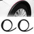 2pcs Car Wheel Eyebrow Splash Guard Strip Trim Fits For Jeep Wrangler JL 2018 +