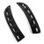1 Pair Front Bumper Side Vent Left and Right Canards Splitter Protector Replacement For Benz CLS‑Class C257 AMG‑Line Glossy Black