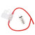 Fuse Holder with T3 Manual Reset Fuse Wire 25Amp 12AWG 32V Waterproof Clear Shell for Trucks RV Yacht