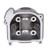 Motorcycle Cylinder Head Assembly Steel Alloy Replacement for GY6‑50/60/80CC Engine ATV UTV