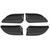 4pcs Carbon Fiber Style Inner Door Handle Bowl Cover Interior Door Bowl Trim Replacement for 3 Series E46 1998‑2004
