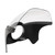 Motorcycle 7in Headlight Windshield Fairing Aerodynamic Part Universal Modification for Cafe Racers