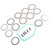 Complete Clutch Kit Gasket Heavy Duty Springs 1030660002 Fit for Yamaha Warrior 350 19872004