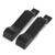 2pcs Car Interior Door Handle Black Aluminum Alloy Replacement for Land Rover Defender 90 110 130 2004‑2018