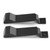 2pcs Car Interior Door Handle Black Aluminum Alloy Replacement for Land Rover Defender 90 110 130 2004‑2018