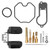 18pcs Motorcycle Carburetor Repair Kit Rubber Metal Replacement for CRF230F 2003‑2017