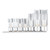 7 Pcs Oxygen Sensor Removal Socket Tool Chromium Alloy Oil Injector O2 Sensor Wrench Removal Tool Set for Vehicle