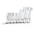 7 Pcs Oxygen Sensor Removal Socket Tool Chromium Alloy Oil Injector O2 Sensor Wrench Removal Tool Set for Vehicle