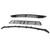 Front Bumper Grille Protective Rugged Stylish Car Air Conditioning Intake Grille Replacement for Tesla Model Y