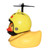 Silicone Yellow Duck Toy with Propeller Helmet Car Interior Ornament Dashboard Decoration AccessoriesType 3 Double Sided Tape