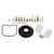 Carburetor Repair Kit Aluminum Alloy Rustproof Rugged Replacement for Zephyr 400 1989‑1996