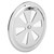4in Air Ventilator Cover Stainless Steel Round Louvered Lid for Marine Ship Boat Yacht