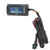 Motorcycle Voltage Temperature Gauge DC12V LCD Screen Waterproof Blue Backlight Universal for Motorbike 18mm/0.7in