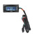 Motorcycle Voltage Temperature Gauge DC12V LCD Screen Waterproof Blue Backlight Universal for Motorbike 18mm/0.7in