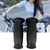 Pair of 1inch 25mm Universal Motorcycle Vintage TPU Handle Handlebar Grip Black