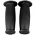 Pair of 1inch 25mm Universal Motorcycle Vintage TPU Handle Handlebar Grip Black