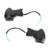 2pcs Motorcycle Turn Indicator Signal Yellow Light Black Lens Fit for Kawasaki ZX600 Ninja ZX‑6R