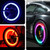 2 Pcs Wheel Lights Car Bike Wheel Tire Tyre Valve Dust  Light Spoke Flash Lights for Car Truck SUV Motorcycles Bike