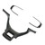 3PCS Steering Wheel Cover Frame Carbon Fiber Pattern Rust Proof Smooth Surface Replacement for KIA Sportage HEV NQ5