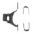 3PCS Steering Wheel Cover Frame Carbon Fiber Pattern Rust Proof Smooth Surface Replacement for KIA Sportage HEV NQ5