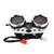Motorcycle Instrument Cluster Gauges Assembly Speedometer Odometer Red Scales Fit for HONDA CB400 CB400SF MC31 1995‑1998
