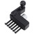 Car Phone Holder Bracket Air Vent Cell Phone Mount for 17mm Metal Rings Replacement for Tesla Model 3 2017 to 2023
