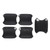 5PCS Car Exterior Door Handle Bowl Cover Protective Sticker Scratch Resistant Replacement for Bronco Sport Carbon Fiber Style