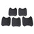 5PCS Car Exterior Door Handle Bowl Cover Protective Sticker Scratch Resistant Replacement for Bronco Sport Carbon Fiber Style