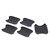 5PCS Car Exterior Door Handle Bowl Cover Protective Sticker Scratch Resistant Replacement for Bronco Sport Carbon Fiber Style