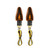 4pcs 12V Motorcycle Bike  Bulb Amber Front & Back Turn Signal Indicator Light
