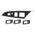 Left Drive 4pcs Window Lift Button Switch Decoration Trim Fit for X3 F25 2011-2018