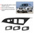Left Drive 4pcs Window Lift Button Switch Decoration Trim Fit for X3 F25 2011-2018