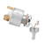 Universal Ignition Switch Lock Cylinder with Keys Aluminum Alloy Replacement Part for 12V Auto Car