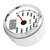 85mm Analog GPS Speedometer 200km/h Waterproof 7 Backlit White Dial Chrome Bezel for 12/24V Marine Motorcycle Truck