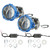 3in Bi LED Projector Lens 12V High Low Beam 6000K White Light Headlight Retrofit Kit for H1 H4 H7 HB3 HB4 D1 Bracket