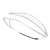 2pcs Car Exterior Headlight Cover Front Light Lamp Trim Fits for HYUNDAI Elantra 2018-2019