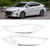 2pcs Car Exterior Headlight Cover Front Light Lamp Trim Fits for HYUNDAI Elantra 2018-2019