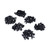 190pcs Auto Fasteners Clips 6 Size Mixed Push Rivets for Car Body Fender Hood Dash Panel