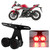 Universal Motorcycle Modification Black 2 Head LED Brake Taillight Tail Signal Light Lamp