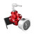 Universal Aluminum Adjustable FPR Fuel Pressure Regulator with Gauge for Car Auto Red