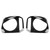 2Pcs Exterior Headlight Frame Bezels Front Lamp Cover Trim Fit for Suzuki Jimny 2007‑2015