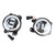 2Pcs Bumper Fog Lights Waterproof 4Inch LED High Brightness Fog Driving Lights Replacement for Jeep Wrangler